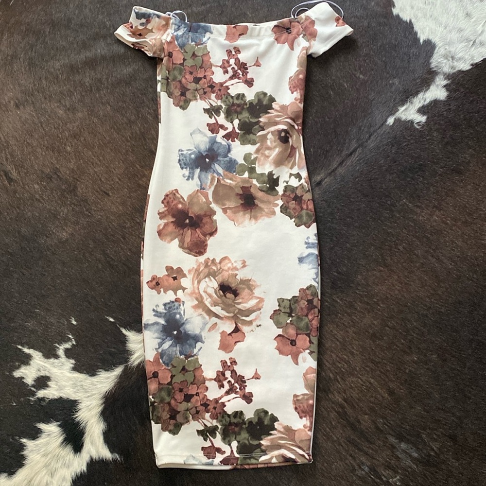 Off the shoulder mini dress, XS